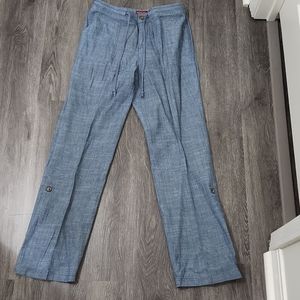 MERONA Linen Pants DENIM BLUE